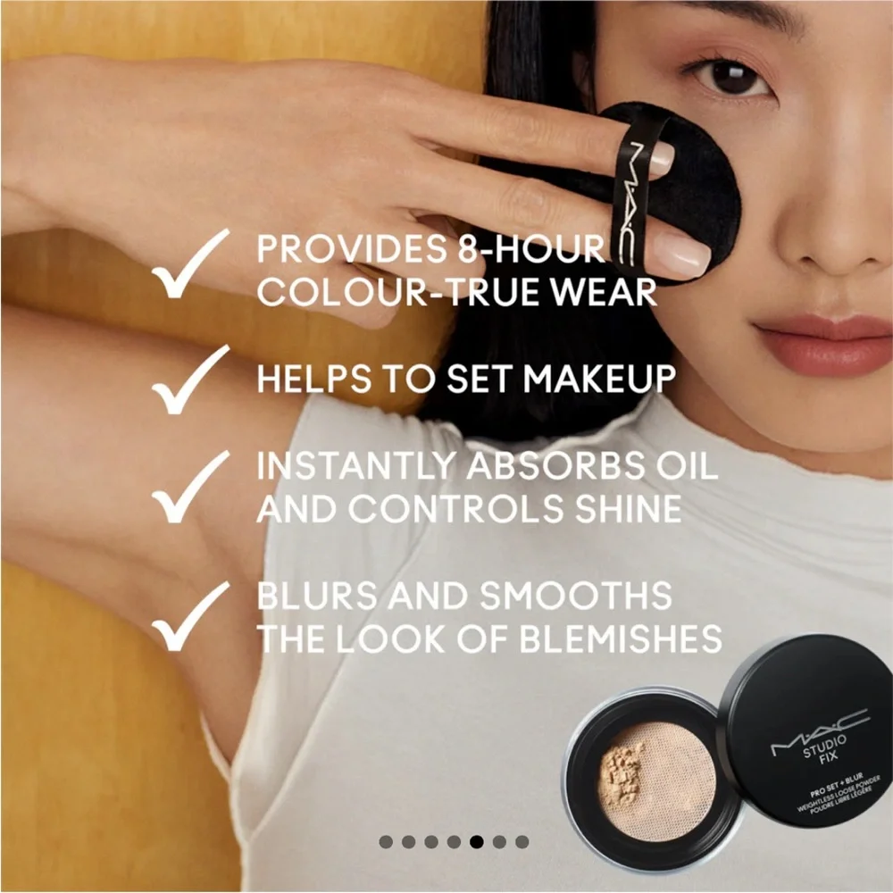 MAC Cosmetics STUDIO FIX PRO SET + BLUR WEIGHTLESS LOOSE POWDER - rosy pink